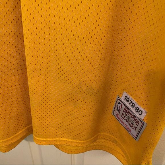 Authentic 1979-1980 Mitchell & Ness Kareem Abdul-Jabbar #33 Lakers Jersey OG - Picture 8 of 8